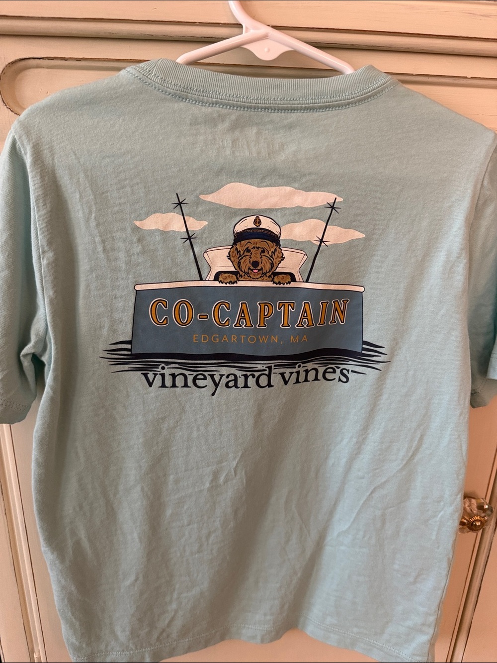 Vineyard Vines Light Blue Co-Captain Short Sleeve Tee